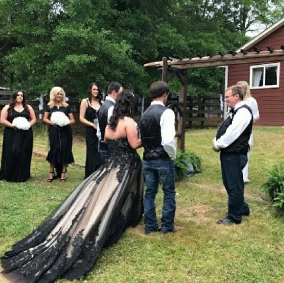 Gorgeous lace and tulle gown - Picture 3 of 5